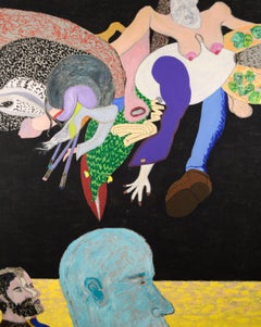 "The Temptation of St. Anthony", Contemporary Surreal Figurative Abstract