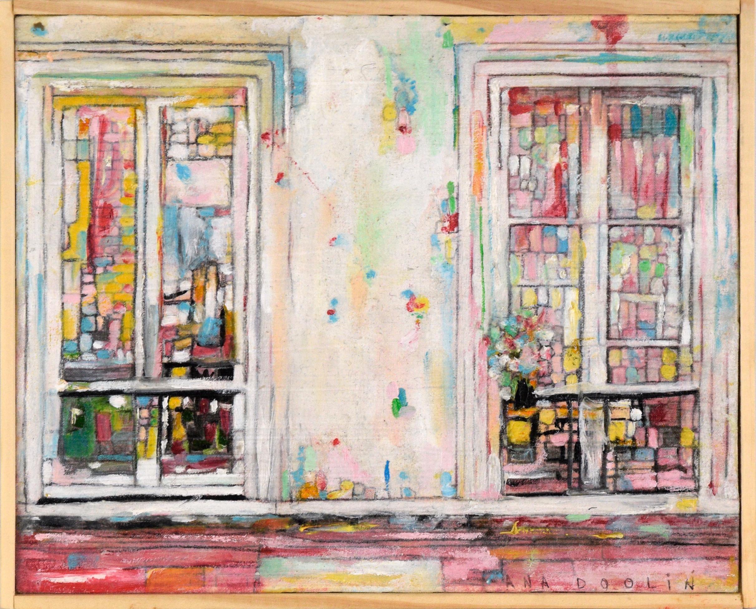 Ana Doolin Abstract Painting - Portuguese Windows #2