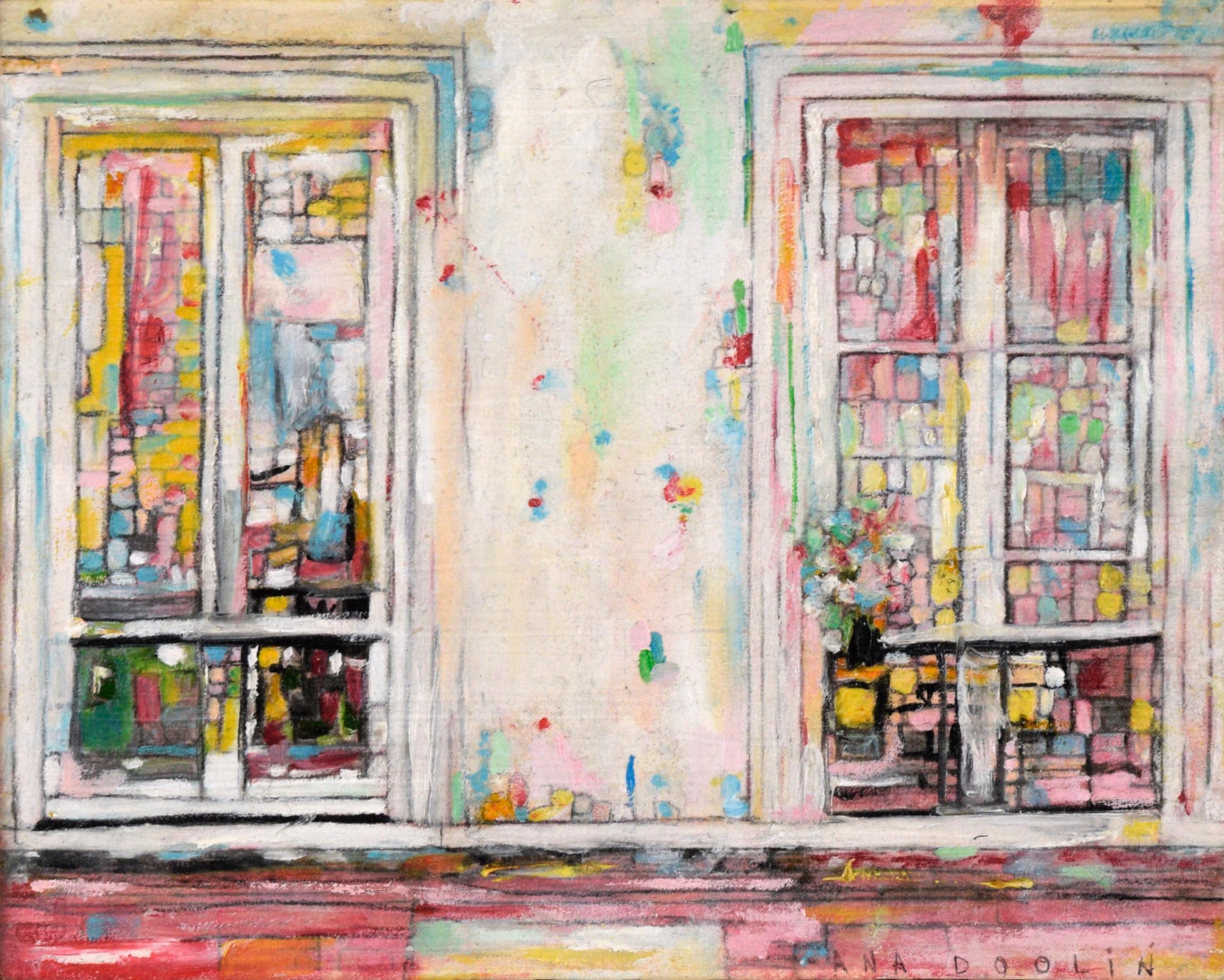 Portuguese Windows #2 - Painting by Ana Doolin