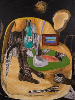 "Studio A Sweepings" Interni contemporanei astratti figurativi e surreali su larga scala