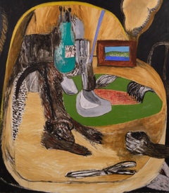 "Studio Sweepings" Contemporary Large-Scale Surreal Figurative Abstract Interior