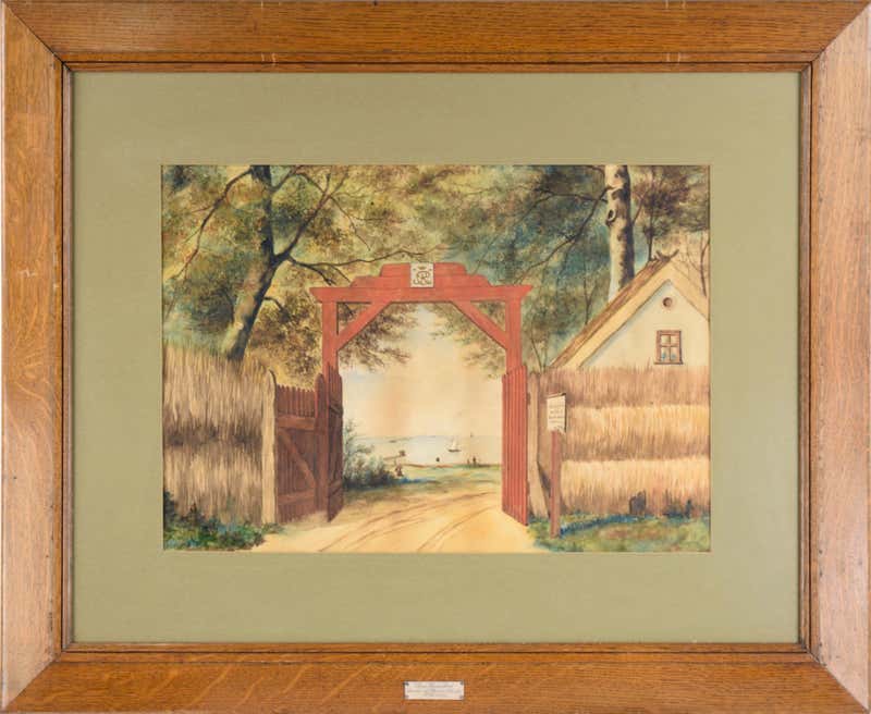 Arthur Irwin Riley - 'Coastal Breakers', Mid-century California ...