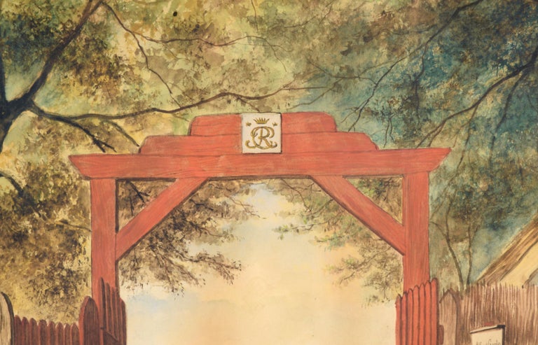 Alfred J. Garlin - Le Golden Gate Park « Den Rode Port » - Paysage En ...