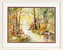 Stream in the Woods - Landscape