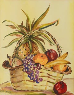 Mid Century Still-Life --Basket of Fruit