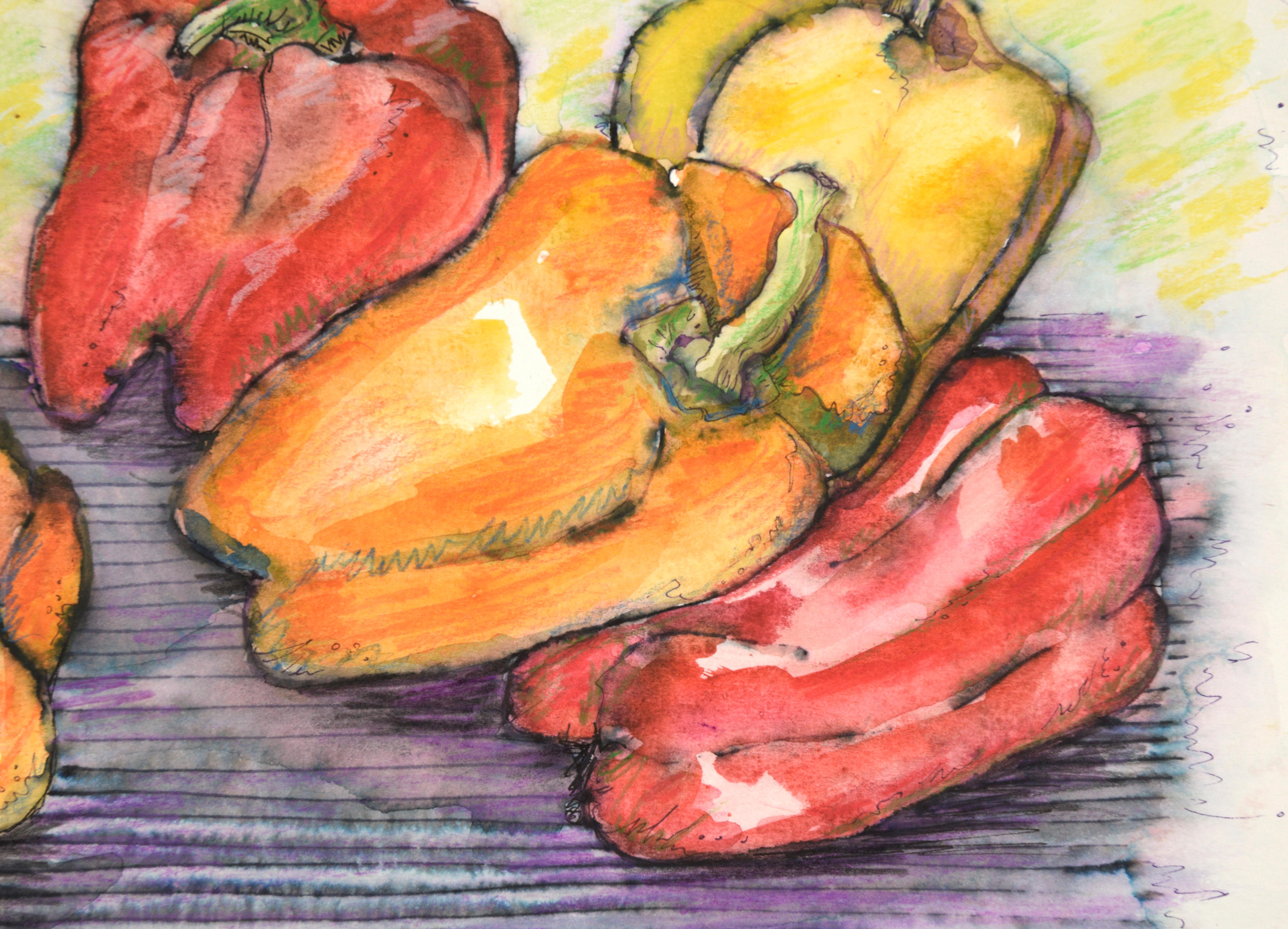 bell pepper watercolor