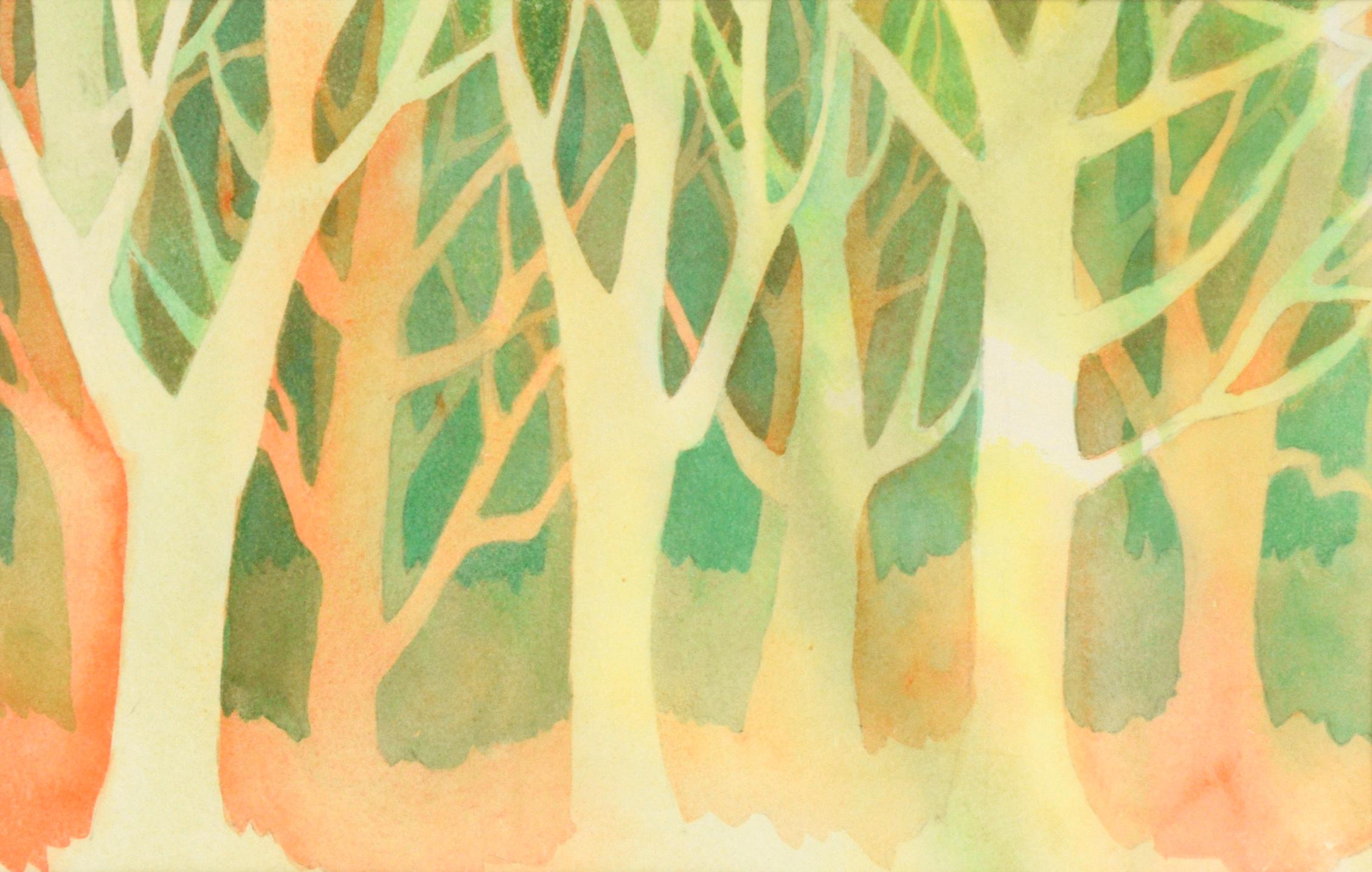 Abstracted Forest Landscape - Art by Dersham