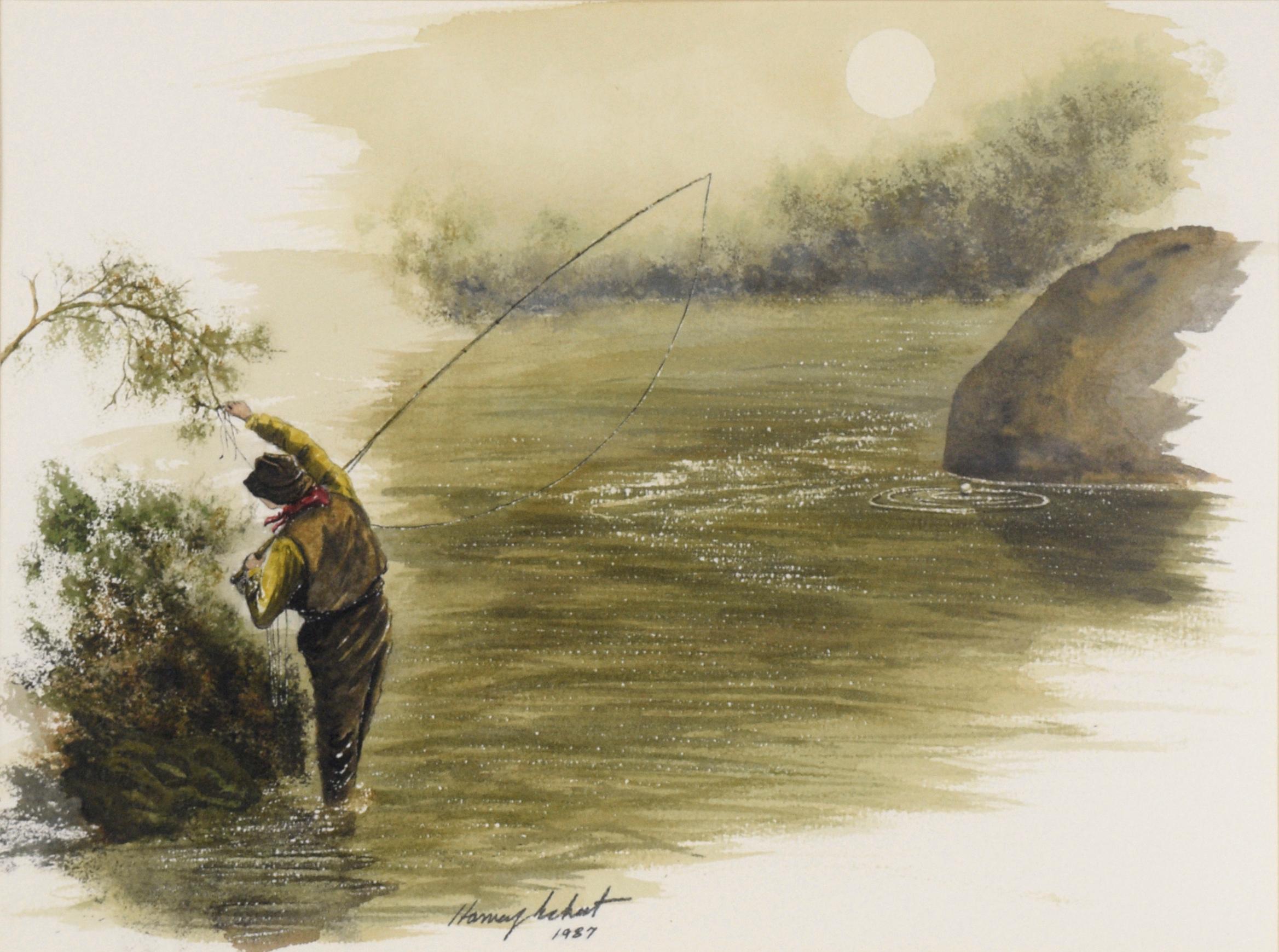 Untangling a Fly from the Tree - Art by Harvey Eckert