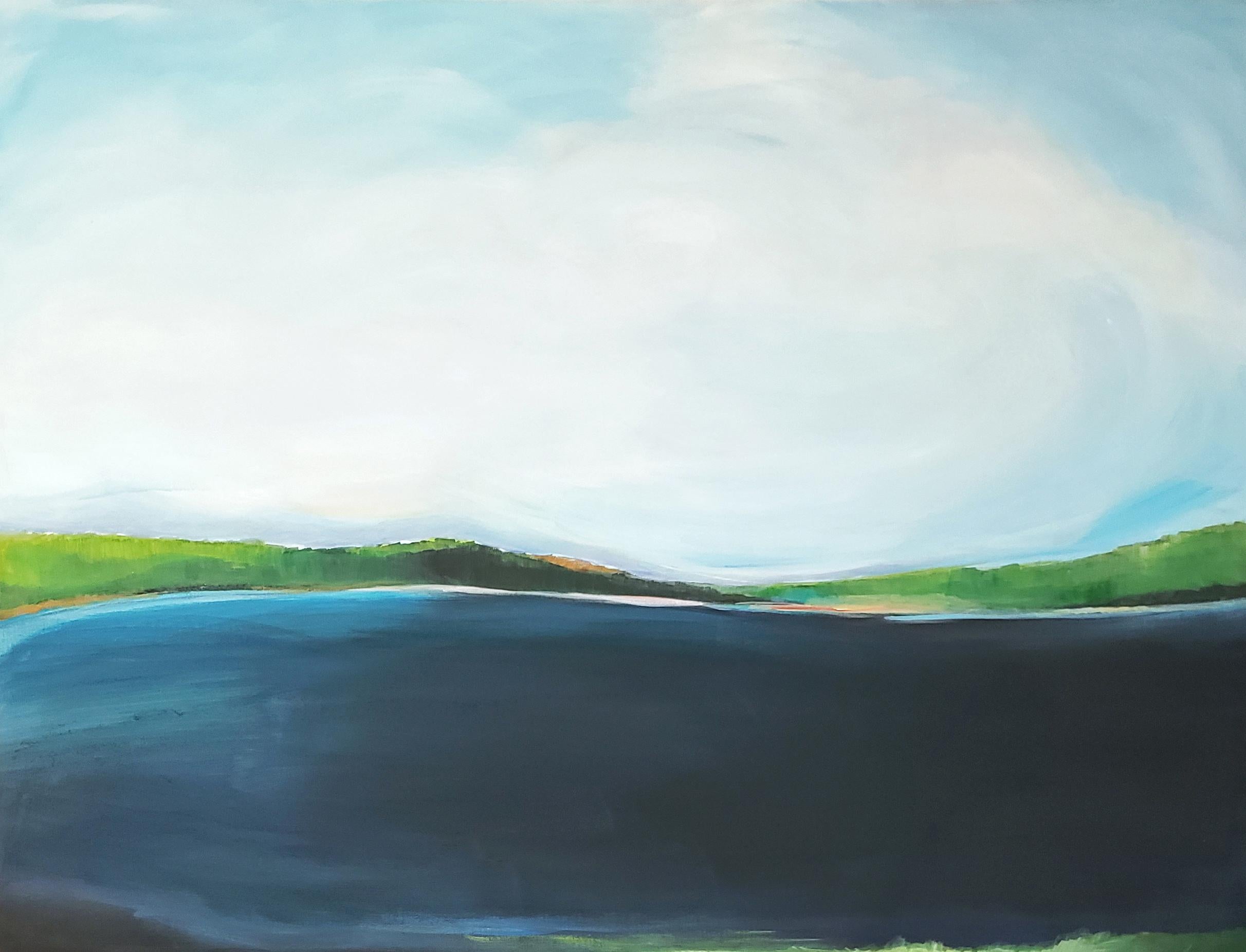 Alison Jerry Landscape Painting - Lake View