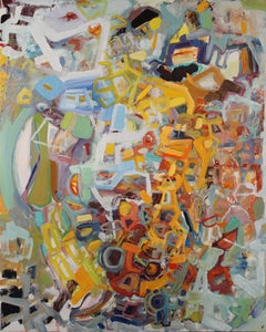 "Devil's Swamp, " Abstract Painting