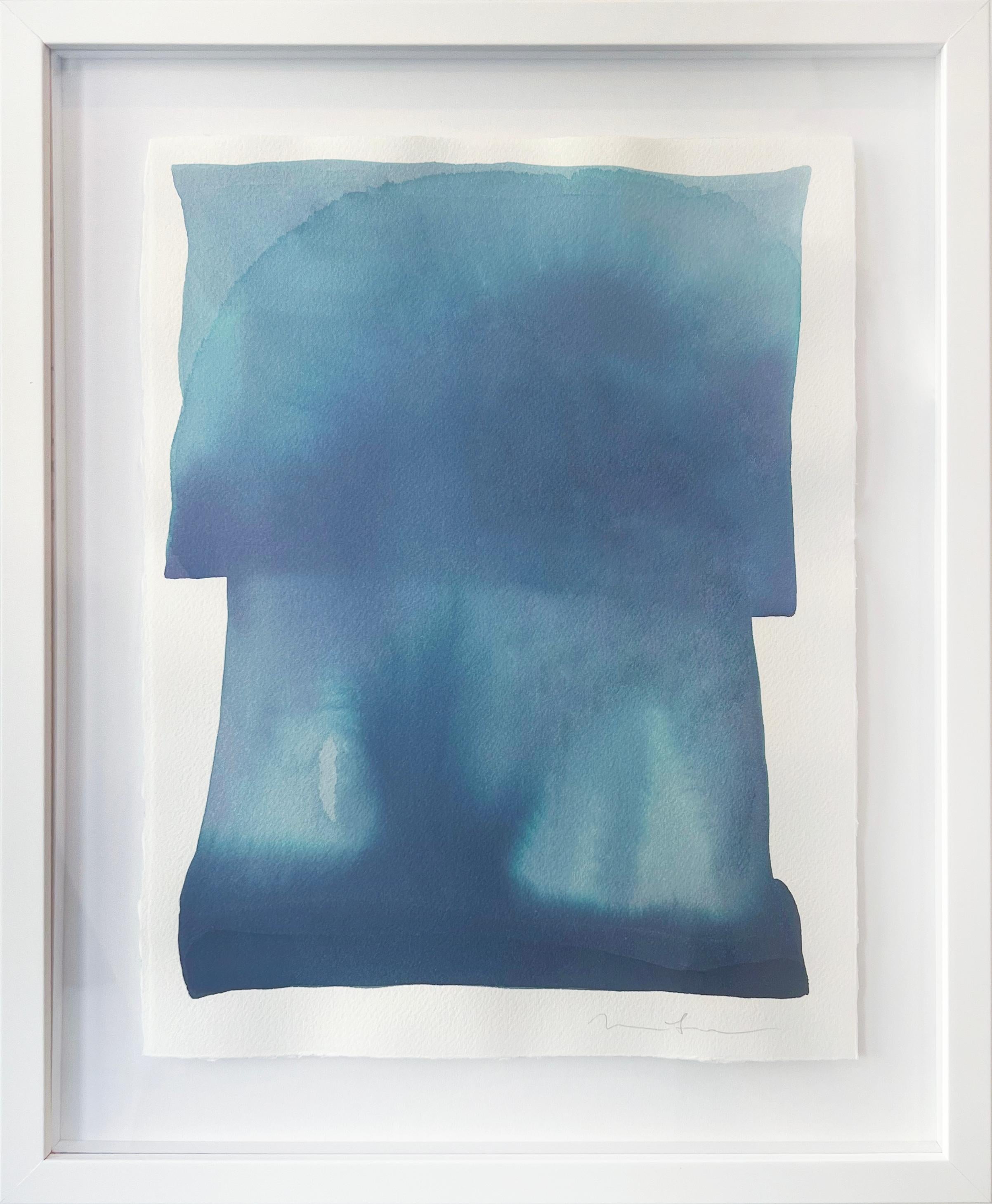 ""Dark N Stormy", peinture abstraite à l'aquarelle