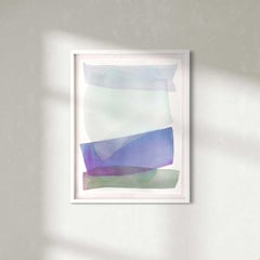 "Tidal Pool I" Abstract Watercolor Painting