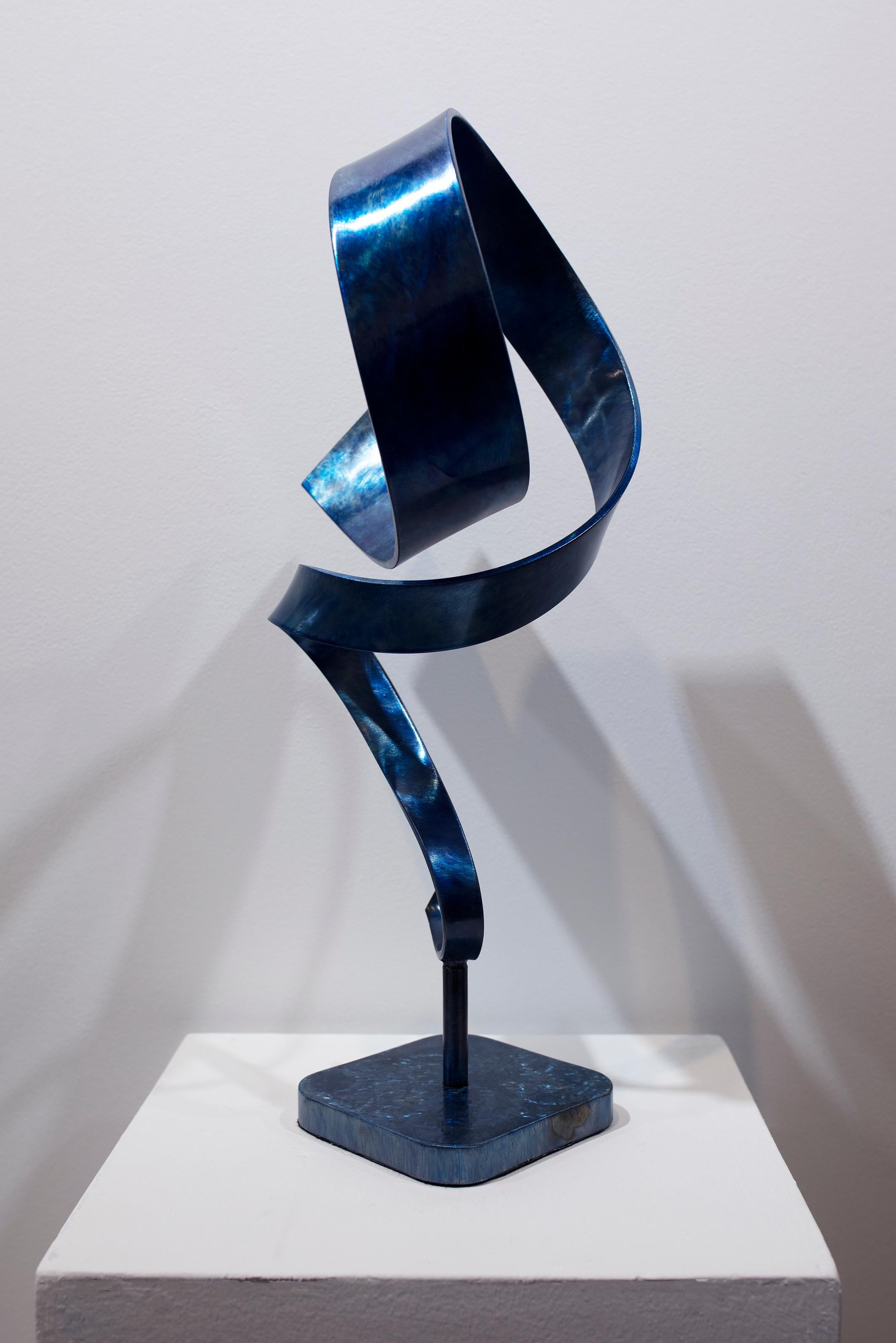 'Blue Windup', Steel Sculpture 1