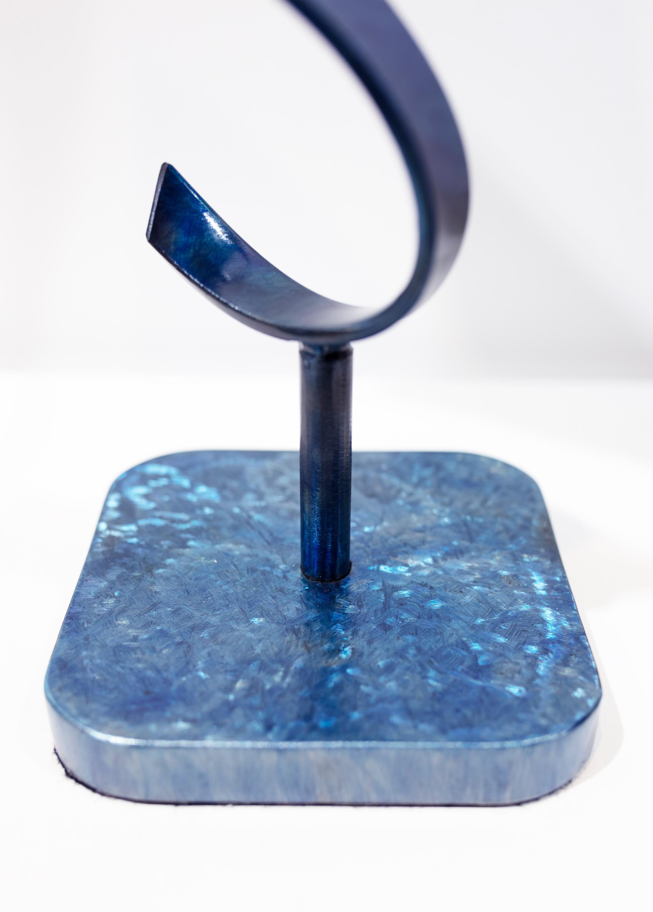 'Blue Windup', Steel Sculpture 3