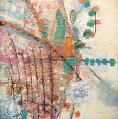 "Nature Revealed," Abstract Encaustic Painting