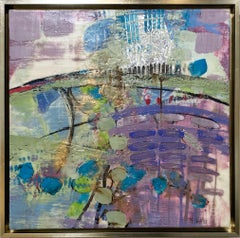 "Stone Dance, " Abstract Encaustic Painting