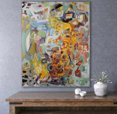 "Devil's Swamp, " Abstract Painting