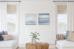 "Riflessivo", pittura ad olio astratta