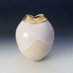 "Queen Elizabeth II, " Abstract Ceramic Vase