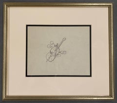 Walt Disney Production Drawing of Mickey Mouse from Mickey's Good Deed (1932)