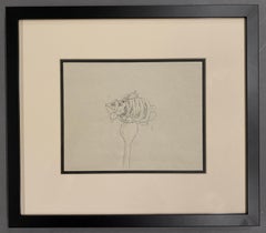 Walt Disney - Drawing de Mickey Mouse de la production de Mickey's Fire Brigade (1935)