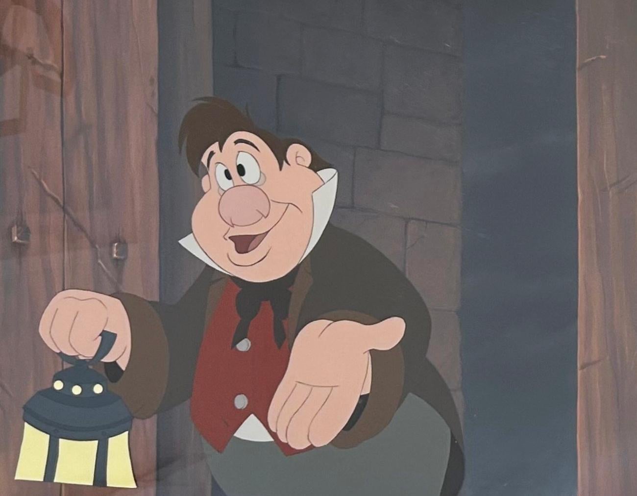 Beauty and the Beast Original Production Cel on Production Background