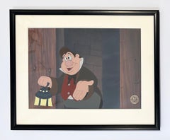 Beauty and the Beast Original Production Cel on Production Background