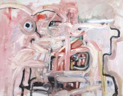 GAWKERS - abstract expressionism painting