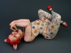 SELF DISCIPLINE - surreal ceramic sculpture 