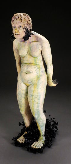 LA LOCA - ceramic sculpture of woman