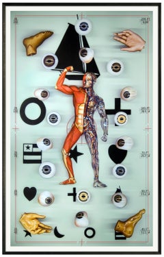 VISIBLE ANATOMY SERIES - SEEING VISIBLE MAN - VANITAS - hyperrealistic painting