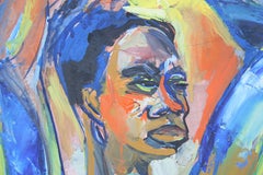 Colorful Tribal Nude Abstract