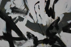 Black X Untitled Abstract Painting