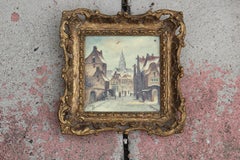 Little Dutch Village Street Scene on Tile