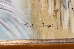 Mixed Media Portrait Painting of a Man