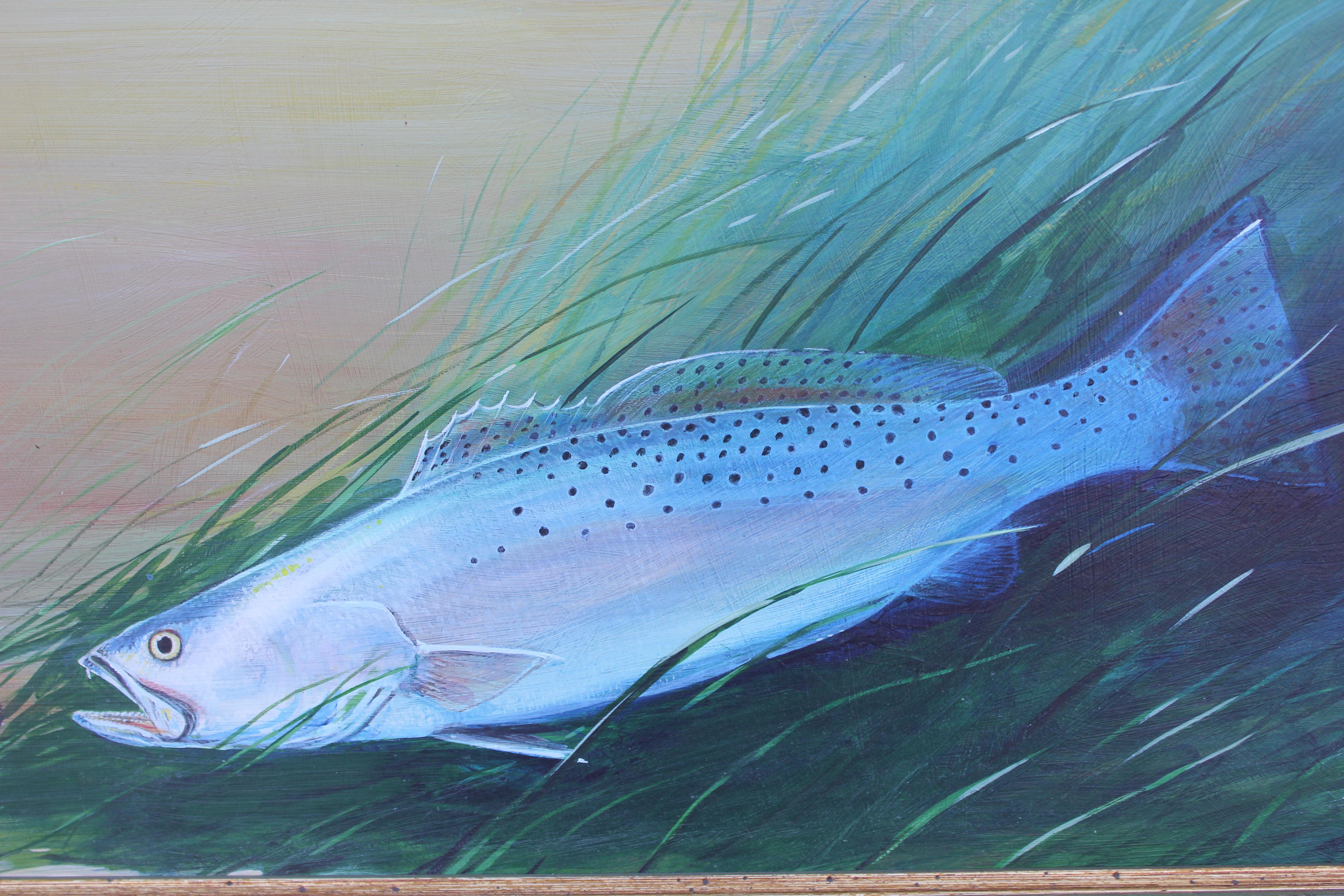 speckled trout painting