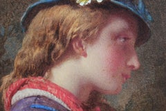 Ritratto di ragazza con fascetta blu