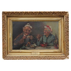 Dinning Elderly Couple