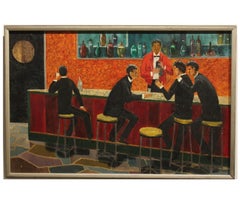Vintage Latino Bar Scene