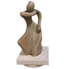 Vintage Figure of a Women in Movement