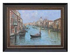 Vintage View of Venice Canal
