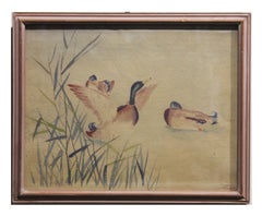 Estudio de patos Pintura en acuarela
