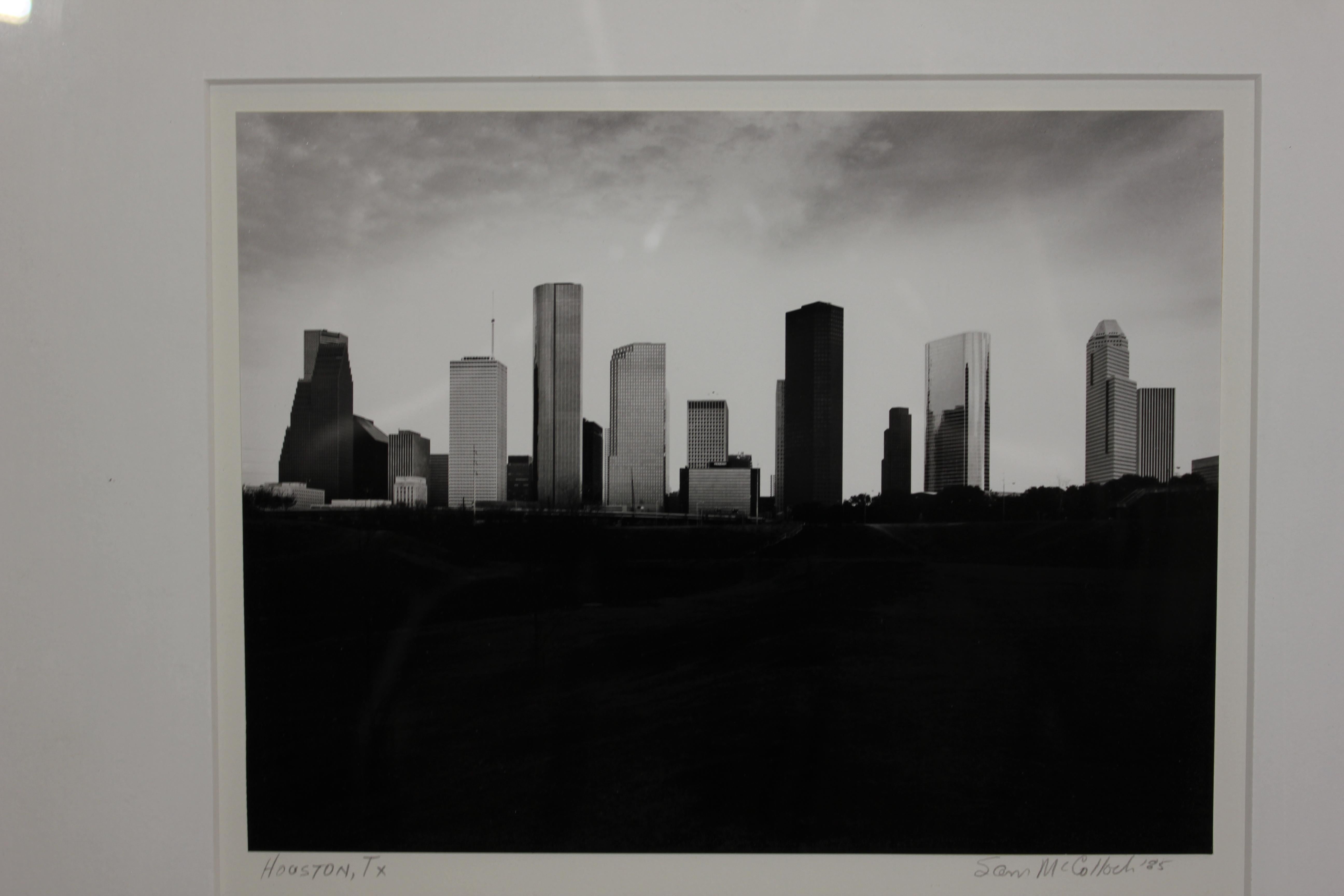 Houston, Texas Skyline Compared to Stonehenge - Photograph by Sam McColloch