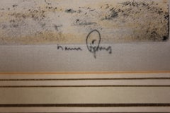 "Drottingholm" Palace Etching on Silk