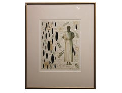 Vintage "Charioteer and Time" Roman Themed Print from the Delphi Series