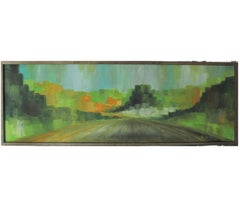 Peinture impressionniste à tonalité naturelle « Speeding »