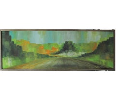 "Speeding" Impressionist Natural Tonal Painting 