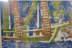 "Mooring" - Paysage marin impressionniste Édition 2 sur 4