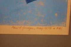 "Tumbling" Impression géométrique abstraite Édition 4 sur 4