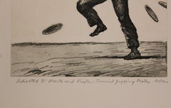 "Terrorista haciendo malabares con platos" Naturalista Surrealista